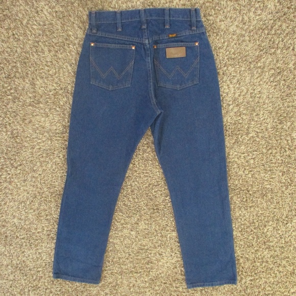 Wrangler Jeans Women's 11 Dark Wash Cowboy Cut Slim Fit Western Denim - Picture 2 of 7